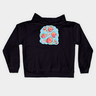 Strawberries and Blossoms - Powder Kids Hoodie